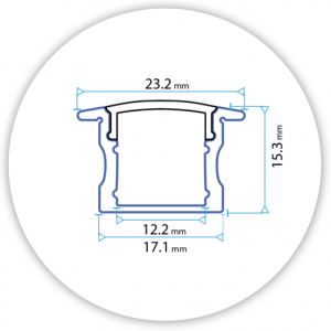 Perfil de aluminio Mod. 11 (6)